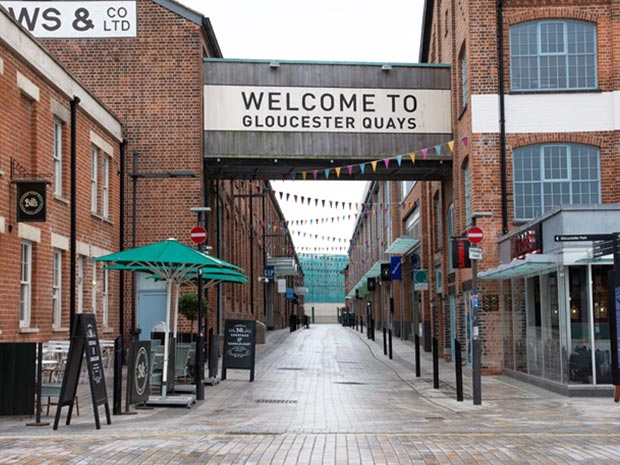 Gloucester Quays outlet shopping centre is reopening 15 June 2020